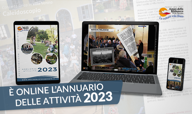 Online l’annuario delle attività 2023